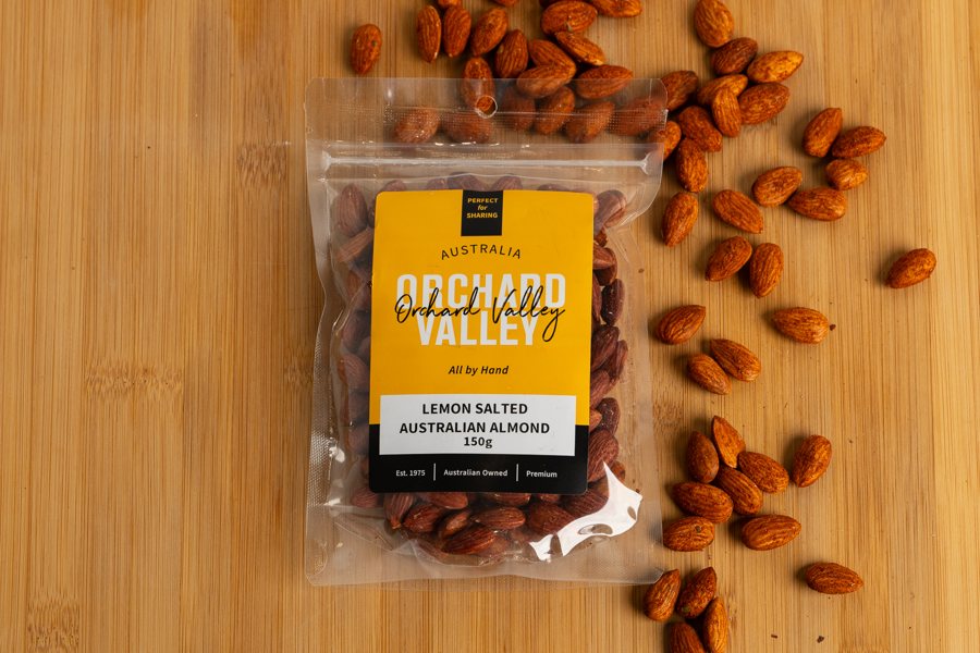 Lemon salted almonds