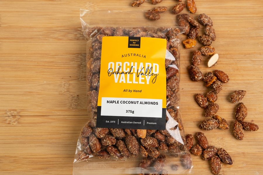 Maple coconut almonds