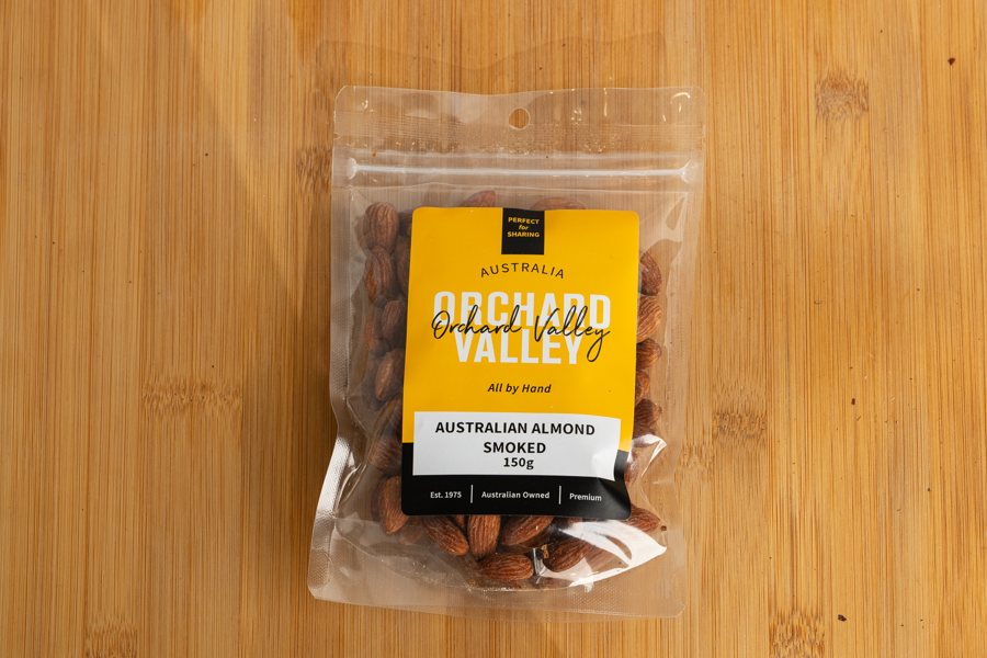 Smoked almonds